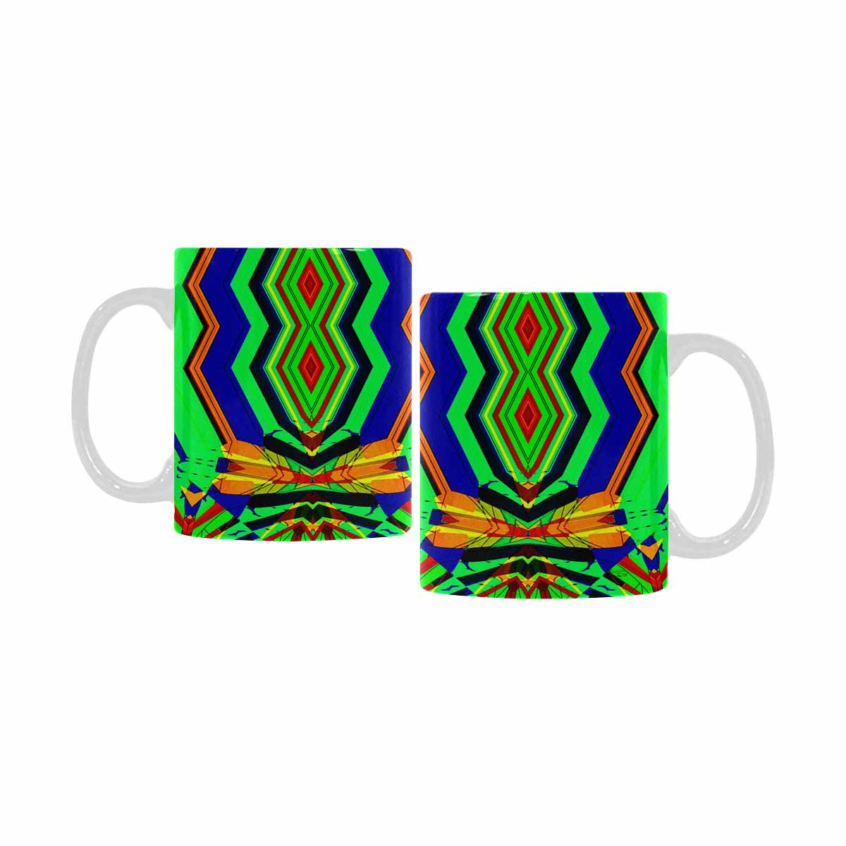 Unique Abstract design coffee mug, set 1, design 10