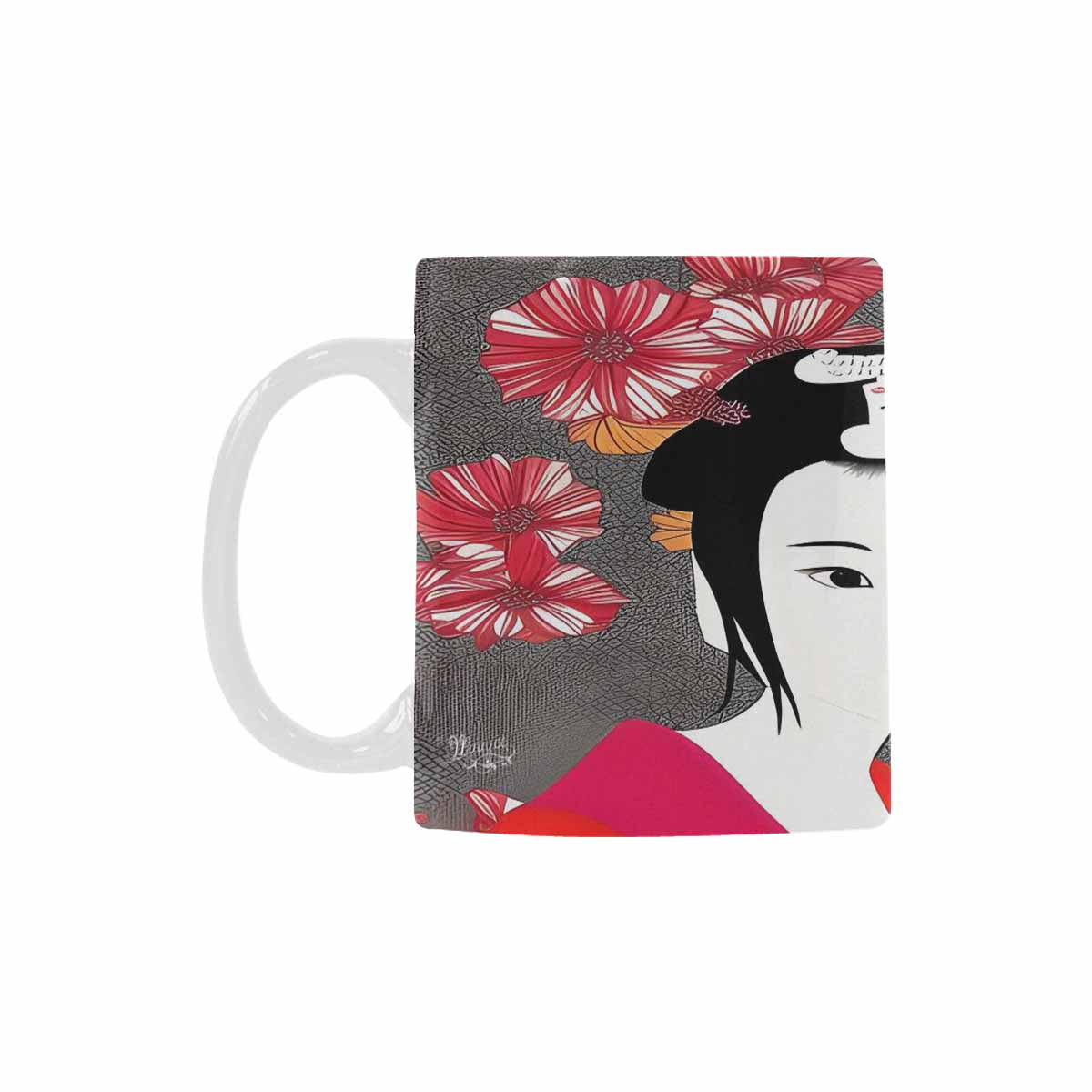 Quality Mug, coffee mug, tea cup, Asian Faces, Design 29