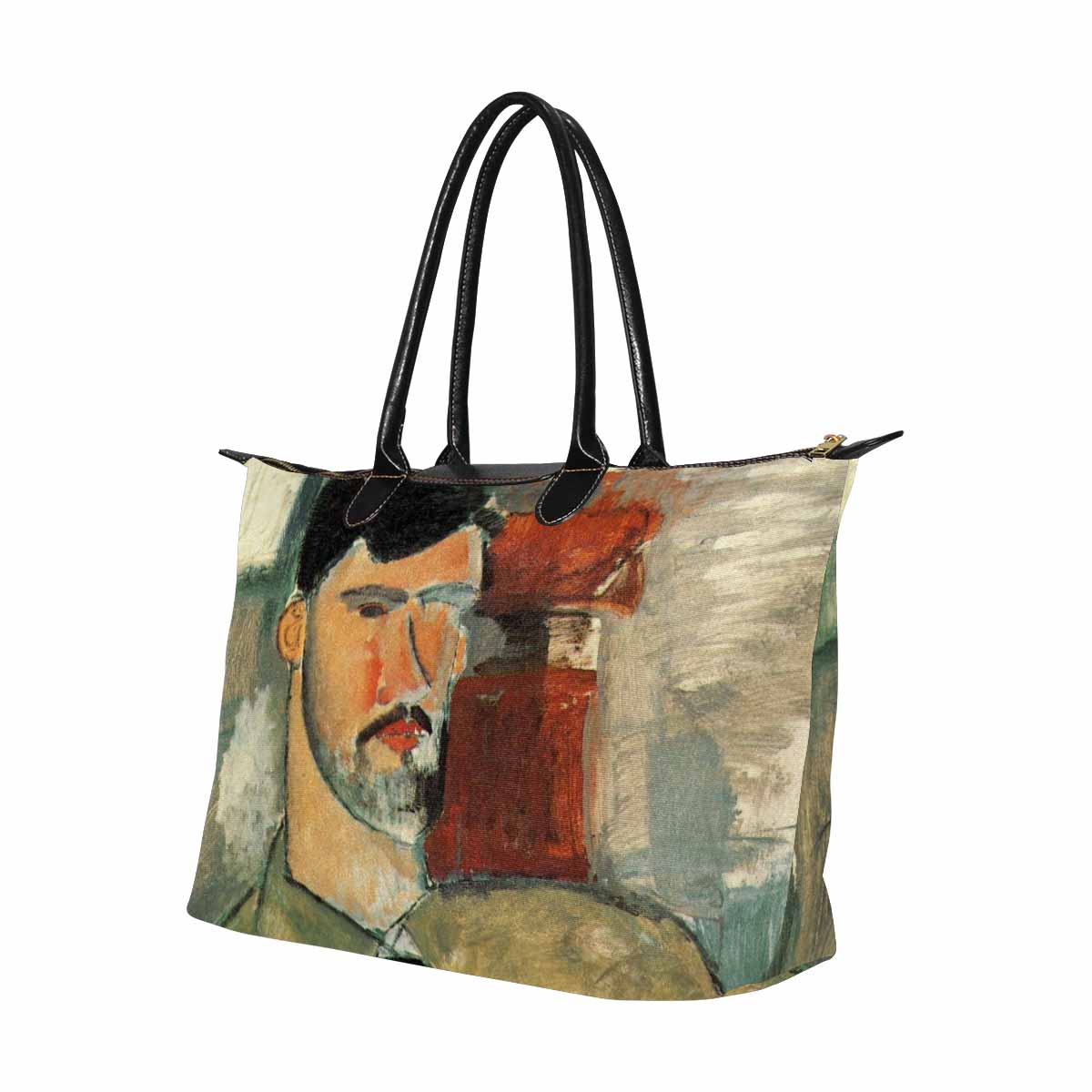 Classic handbag, Modigliani design, choice of 2 colors, Henri Laurens