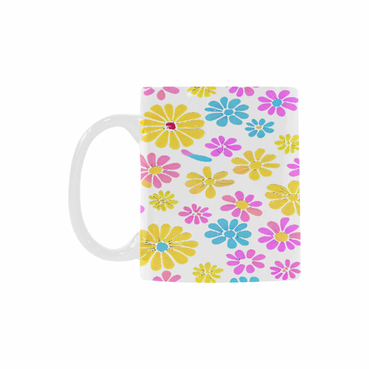 USA made, Quality Mug, coffee mug, tea cup, Set 1A, Mixed Floral design 9