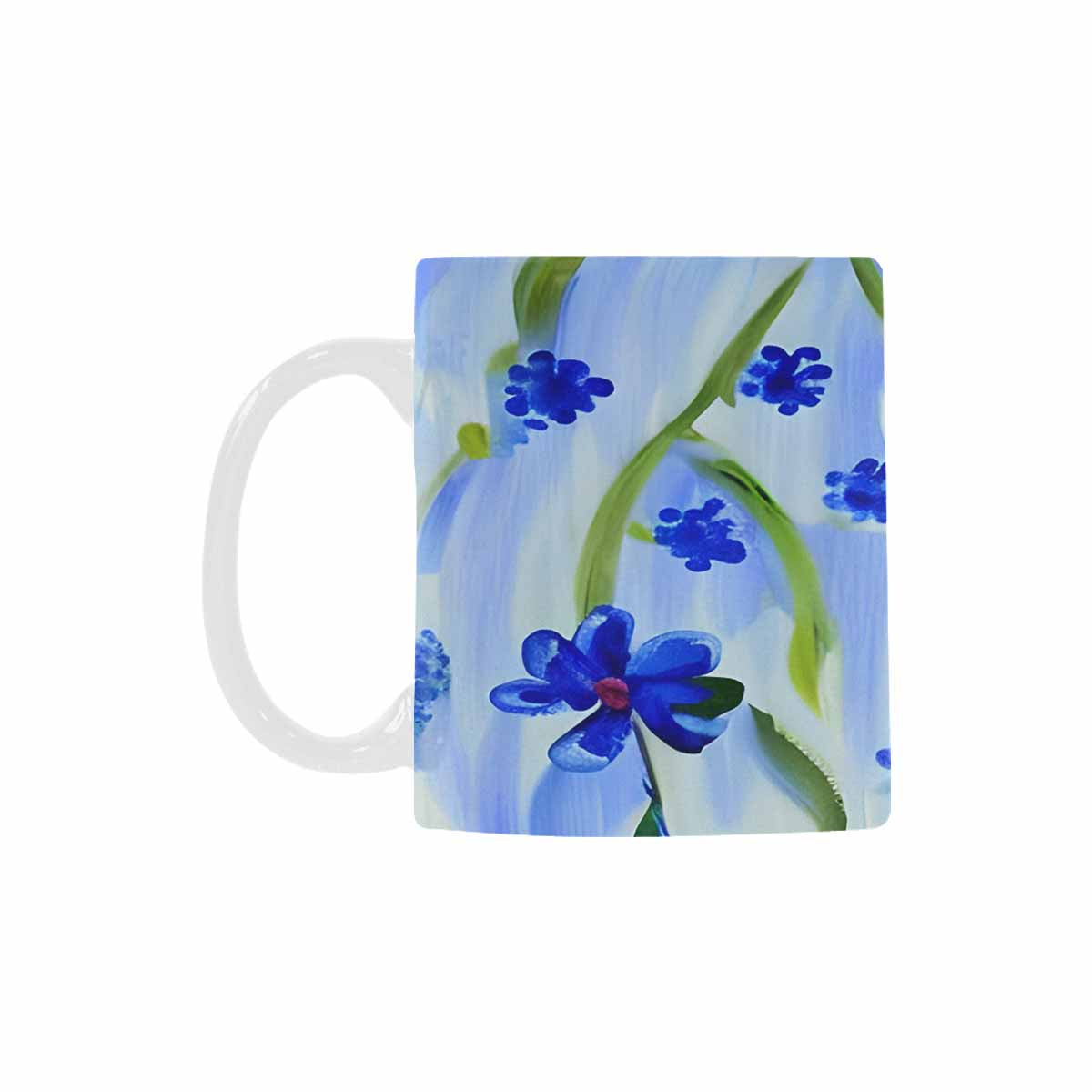 USA made Quality Mug, coffee mug, tea cup, Bright florals, Set 1, Design 84