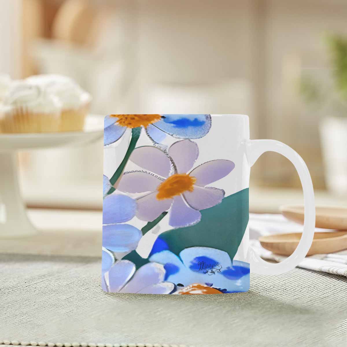 Quality Mug, coffee mug, tea cup, Bright florals, Set 1A, Design 47