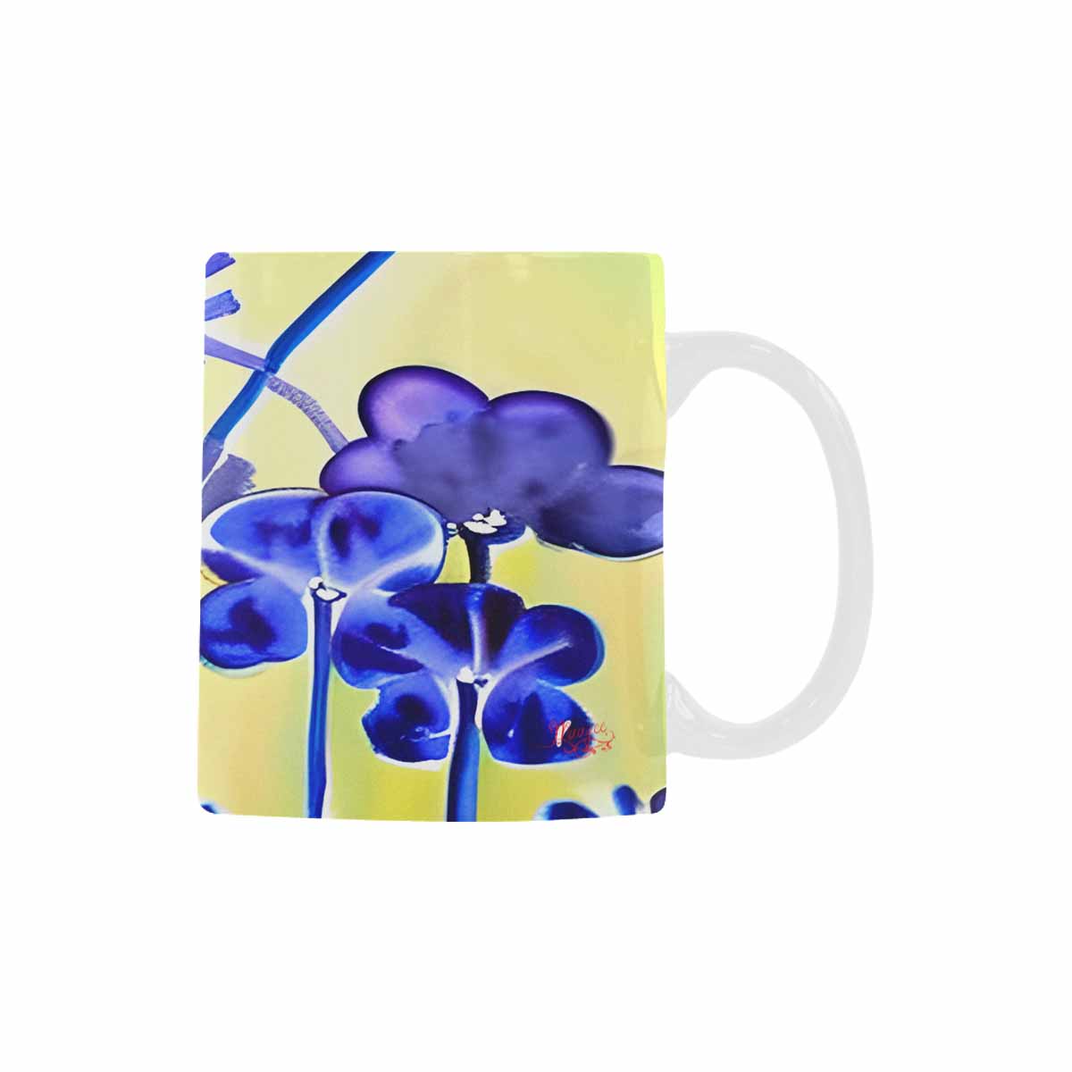 Quality Mug, coffee mug, tea cup, Bright florals, Set 1, Design 146