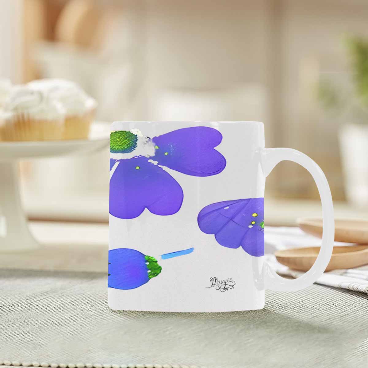 Quality Mug, coffee mug, tea cup, Bright florals, Set 1A, Design 56