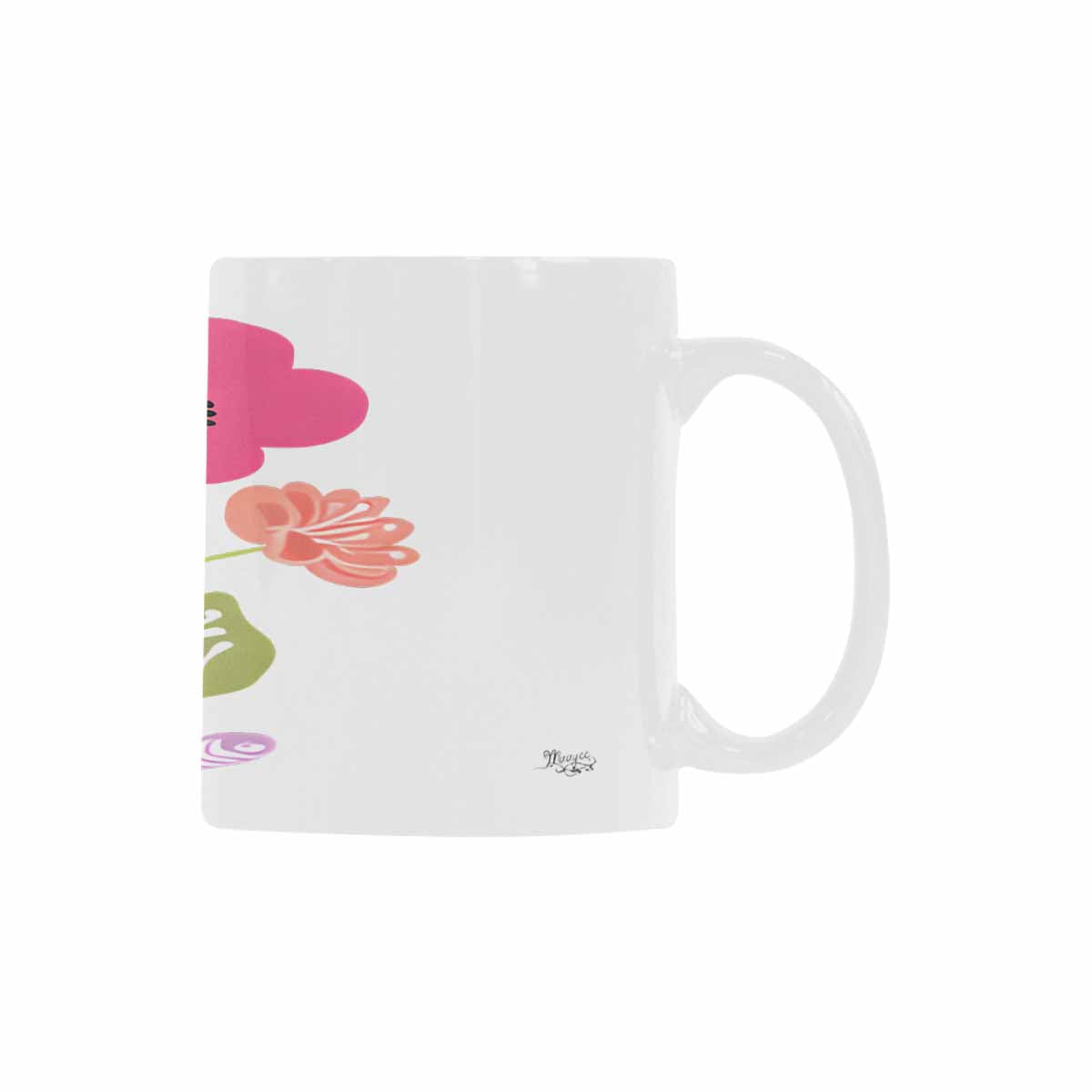 Quality Mug, coffee mug, tea cup, Bright florals, Set 2, design 53