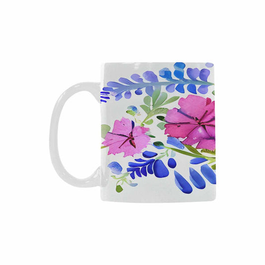 Quality Mug, coffee mug, tea cup, Bright florals, Set 1, Design 38
