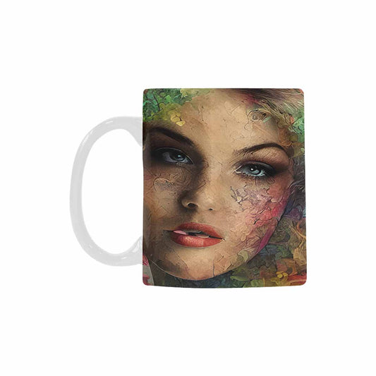 Coffee Mug, tea cup,caucasian Face, design 28