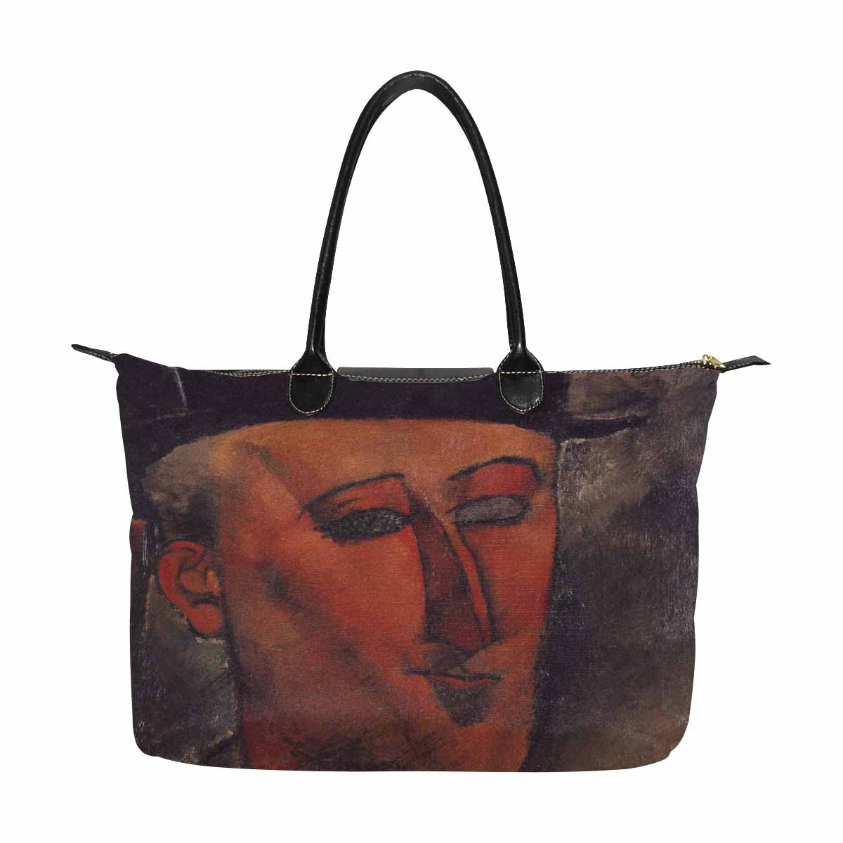 Classic handbag, Modigliani design, choice of 2 colors, Max Jacob