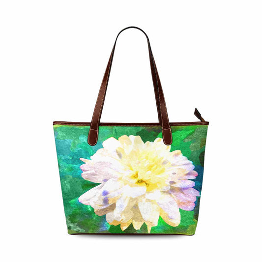 Classic Fabric handbag, watercolor floral, design 45