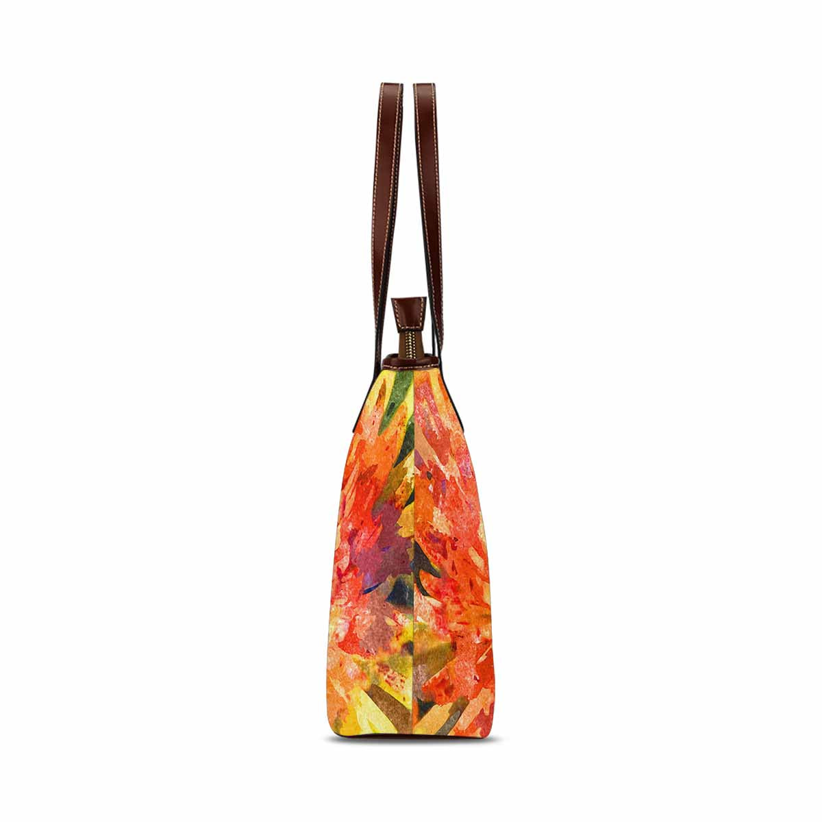 Classic Fabric handbag, watercolor floral, design 44