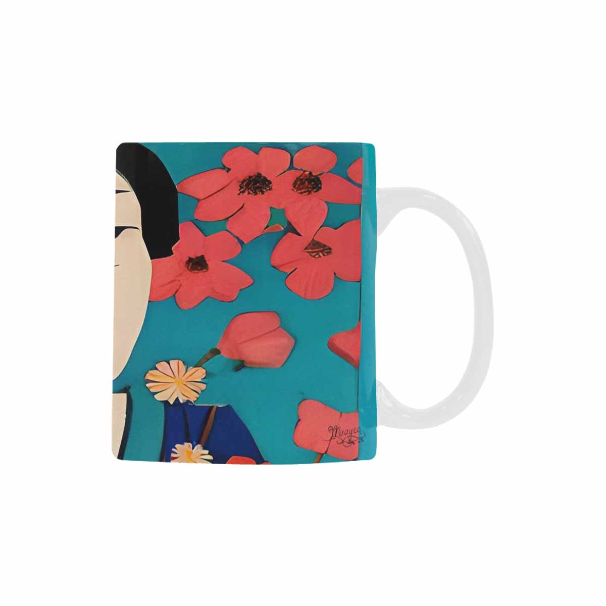 Quality Mug, coffee mug, tea cup, Asian Faces, Design 39