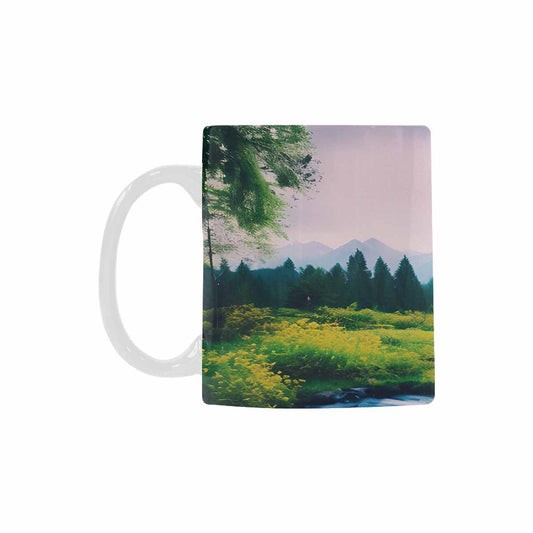 Rivers & Mountains Landscape mugs, set 1 design 28