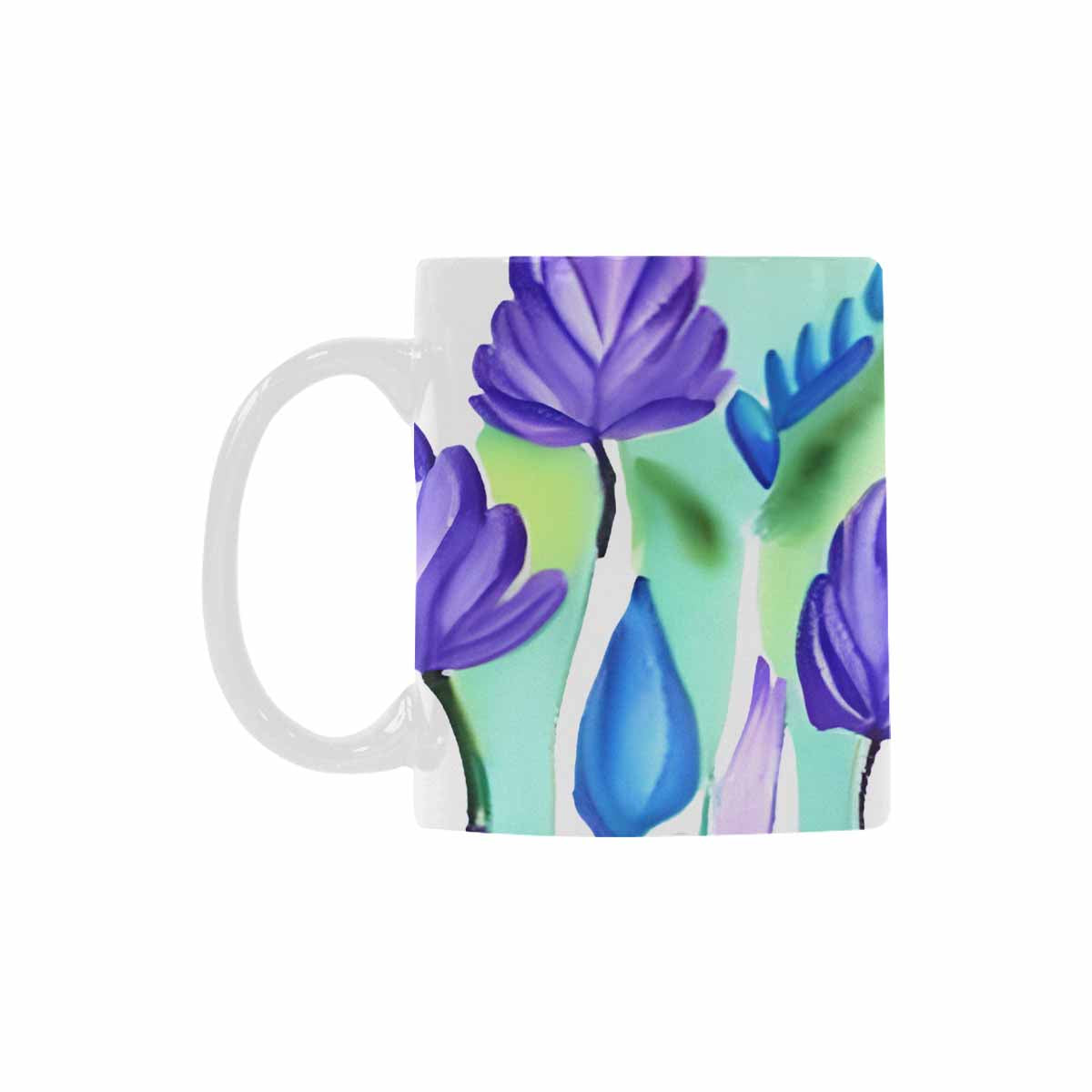 Quality Mug, coffee mug, tea cup, Bright florals, Set 1A, Design 62