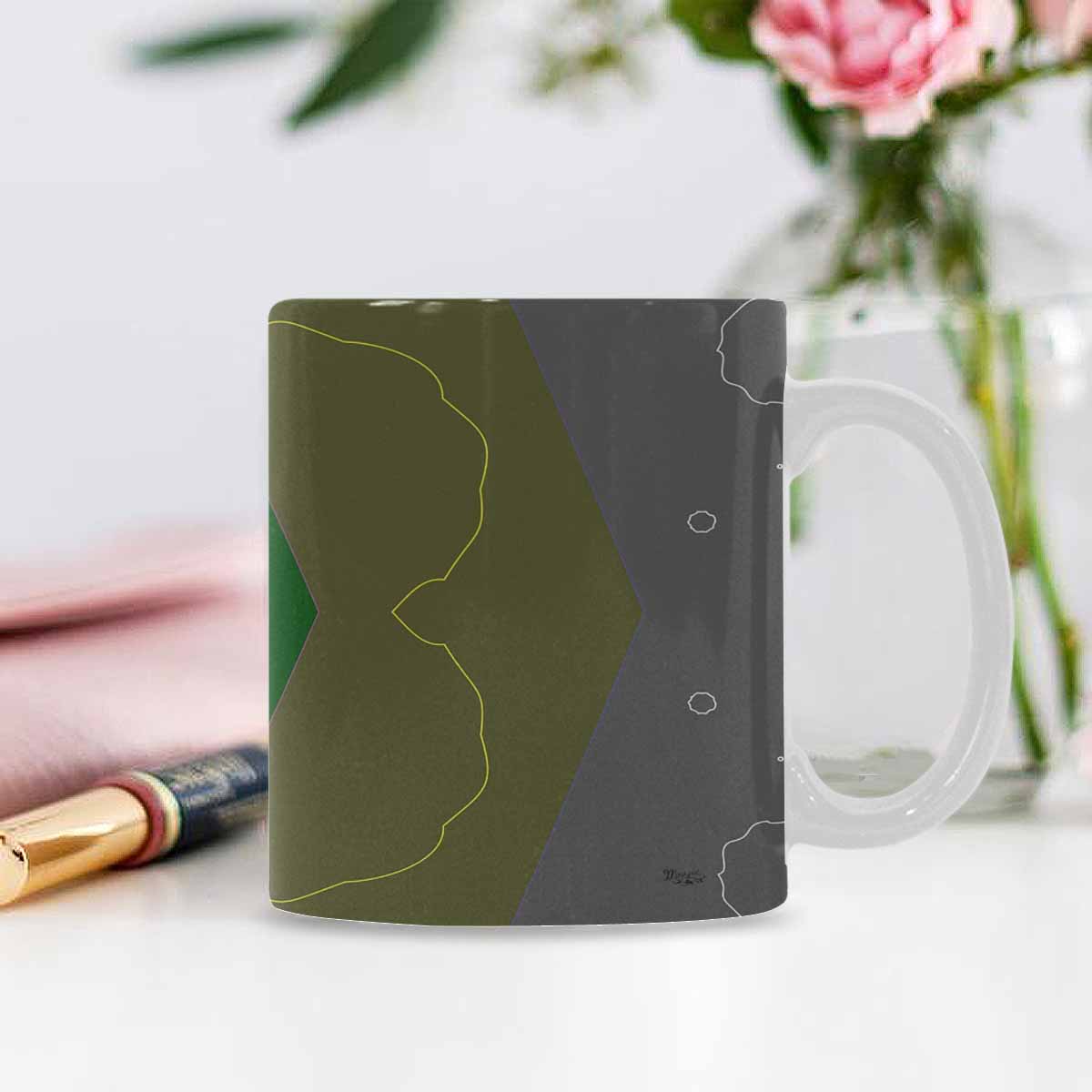 Unique Abstract design coffee mug, set 1, design 50