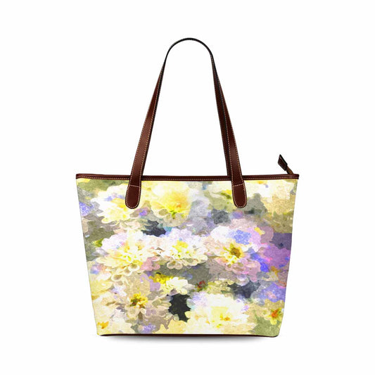 Classic Fabric handbag, watercolor floral, design 47