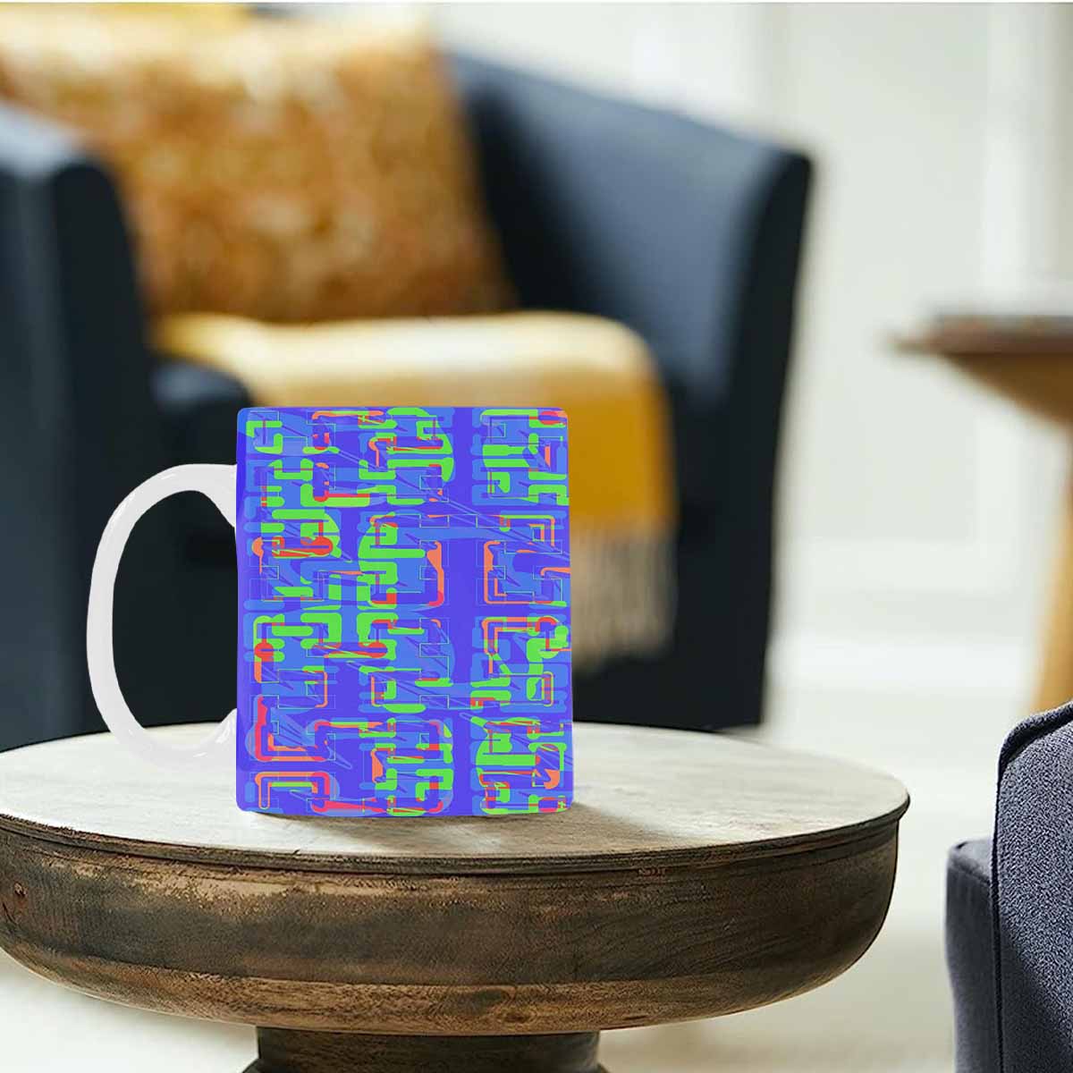 Unique Abstract design coffee mug, set 1, design 75