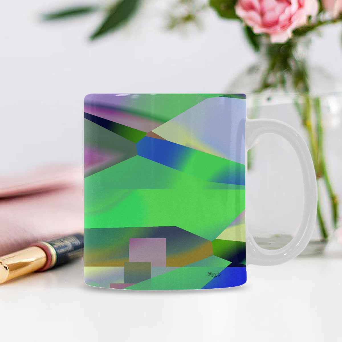 Unique Abstract design coffee mug, set 1, design 127