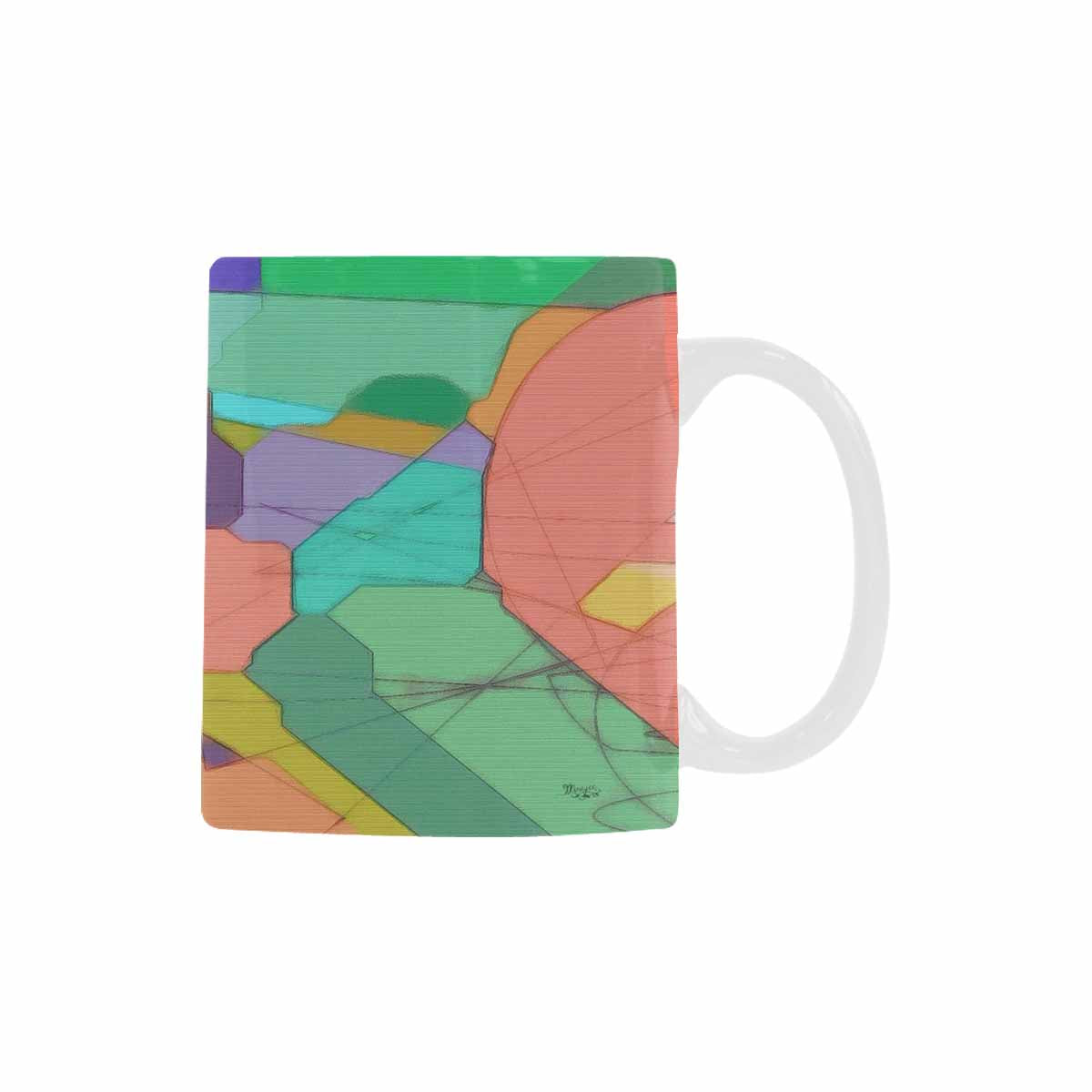 Unique Abstract design coffee mug, set 1, design 191