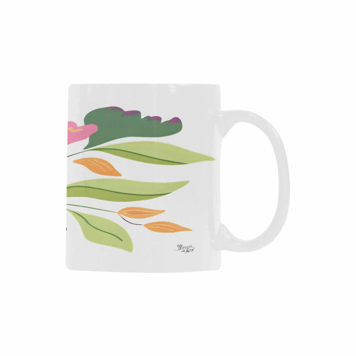 Quality Mug, coffee mug, tea cup, Bright florals, Set 2, design 59