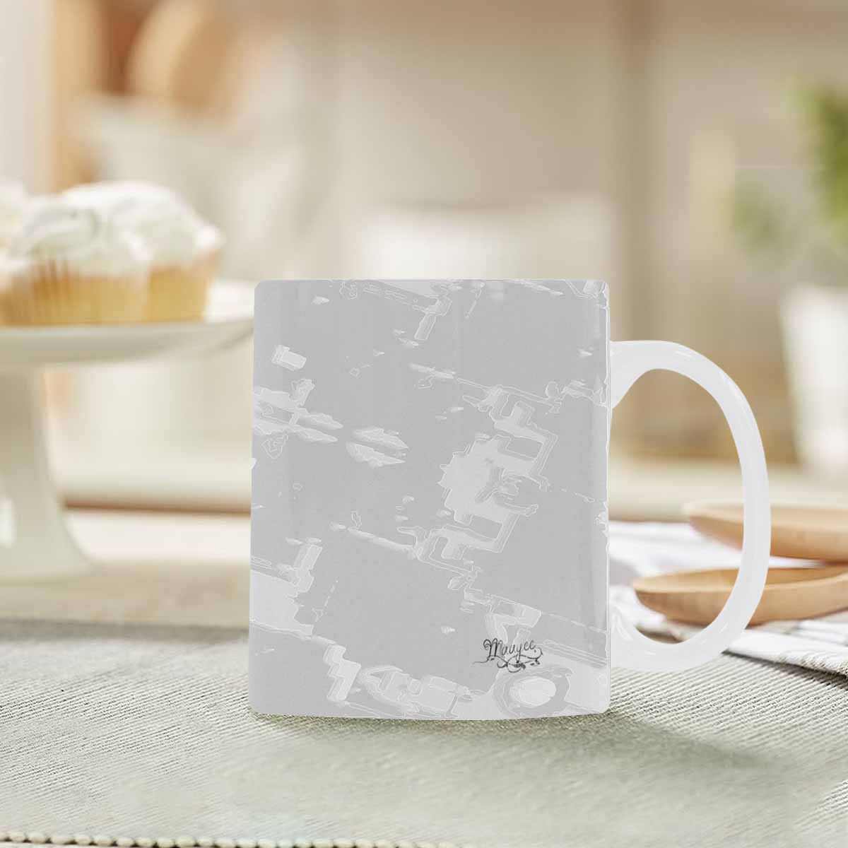 Quality Mug, coffee mug, tea cup, B & W Abstract, Set 1, design 120