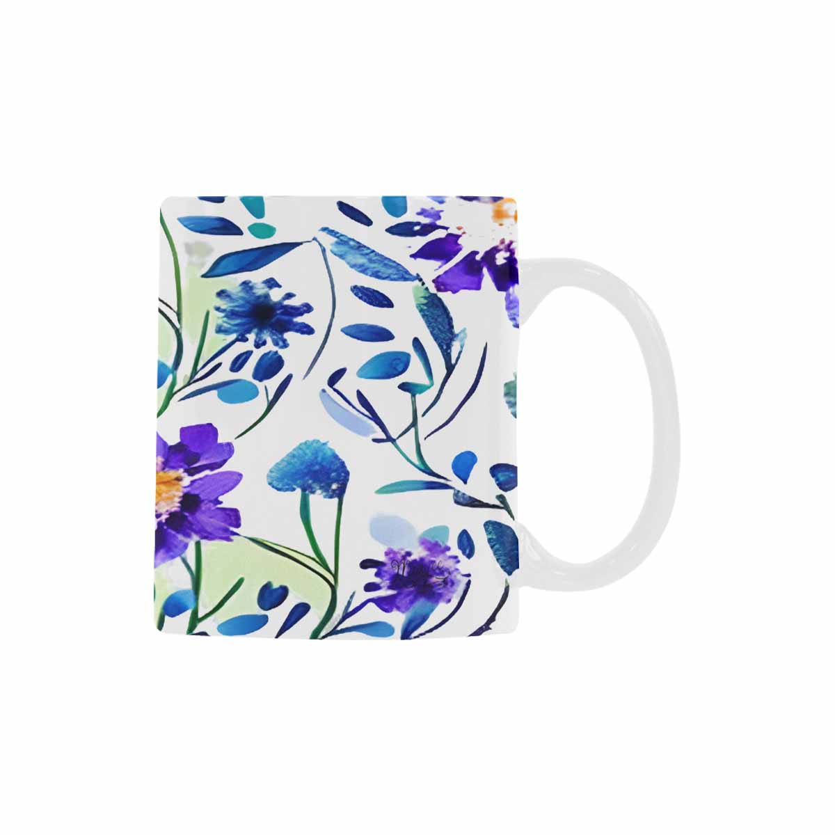 Quality Mug, coffee mug, tea cup, Bright florals, Set 1A, Design 28