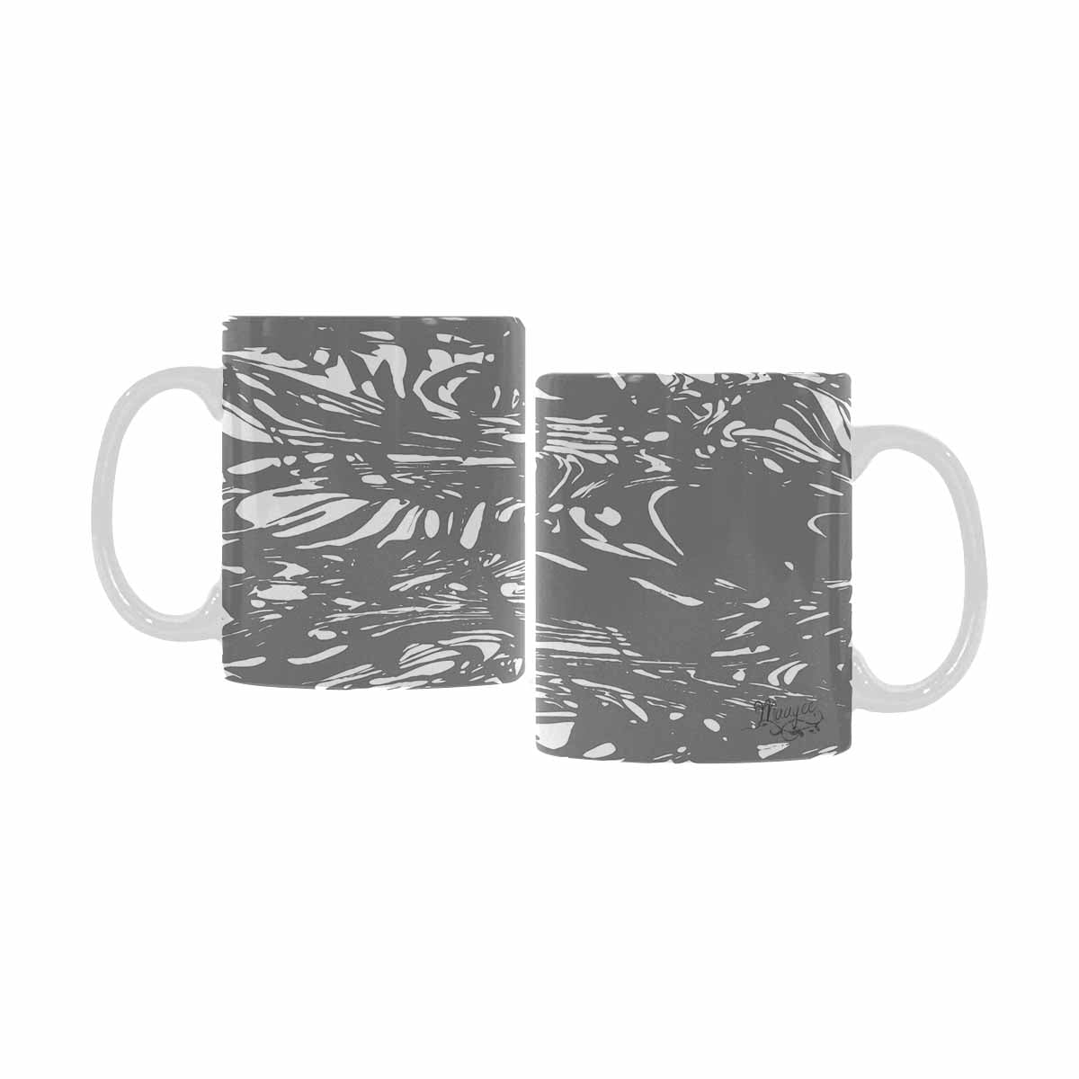 Quality Mug, coffee mug, tea cup, B & W Abstract, Set 1, design 117