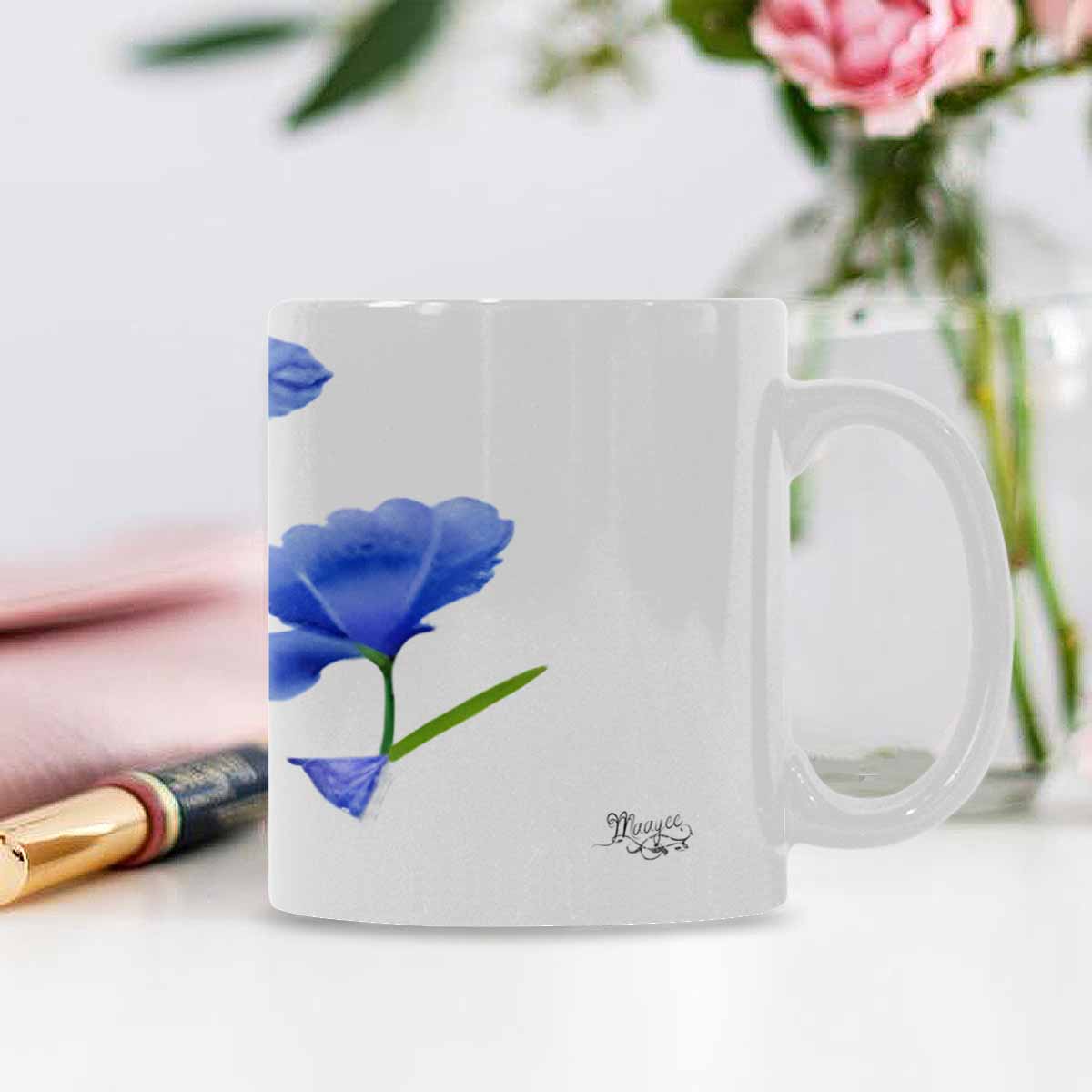 Quality Mug, coffee mug, tea cup, Bright florals, Set 1A, Design 79