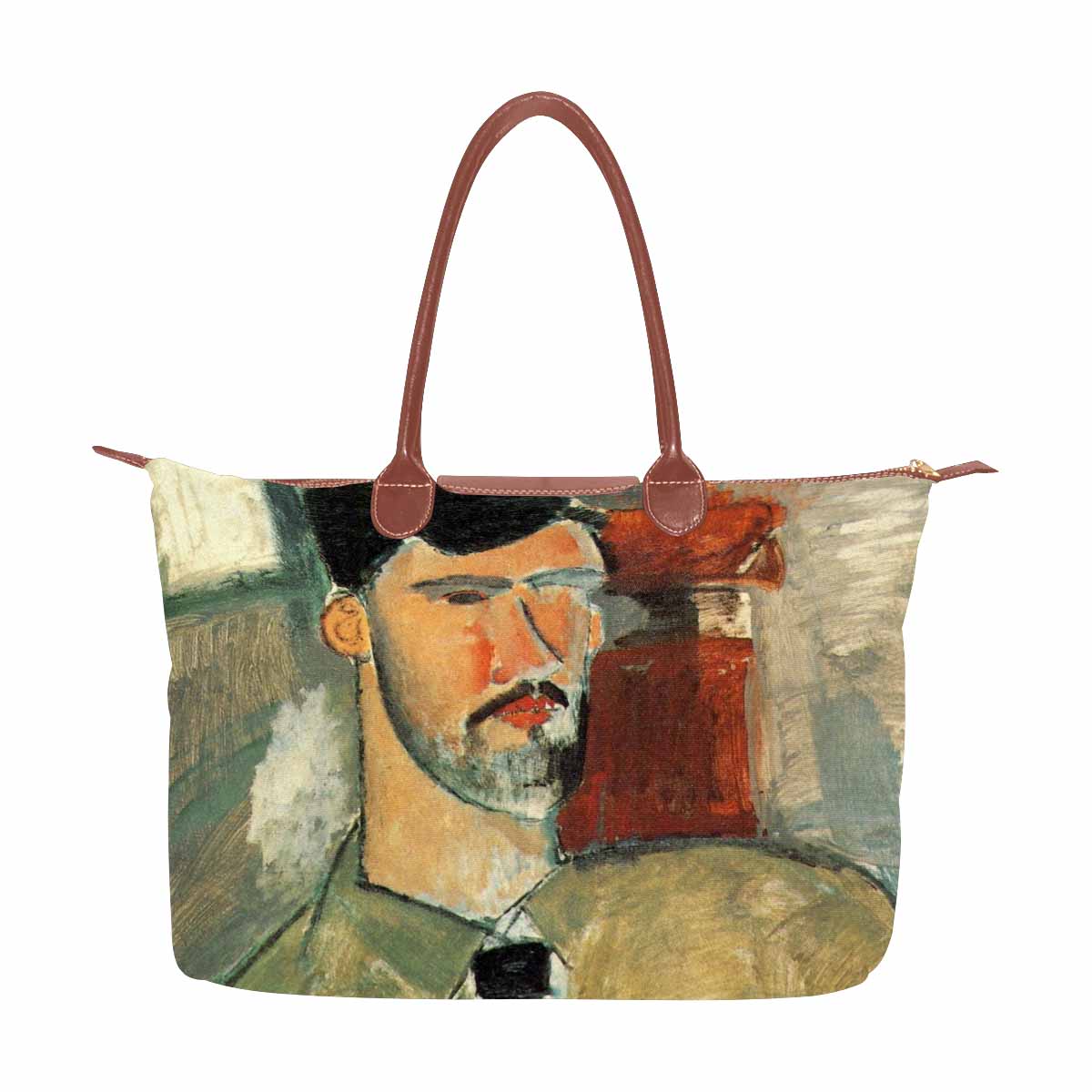 Classic handbag, Modigliani design, choice of 2 colors, Henri Laurens