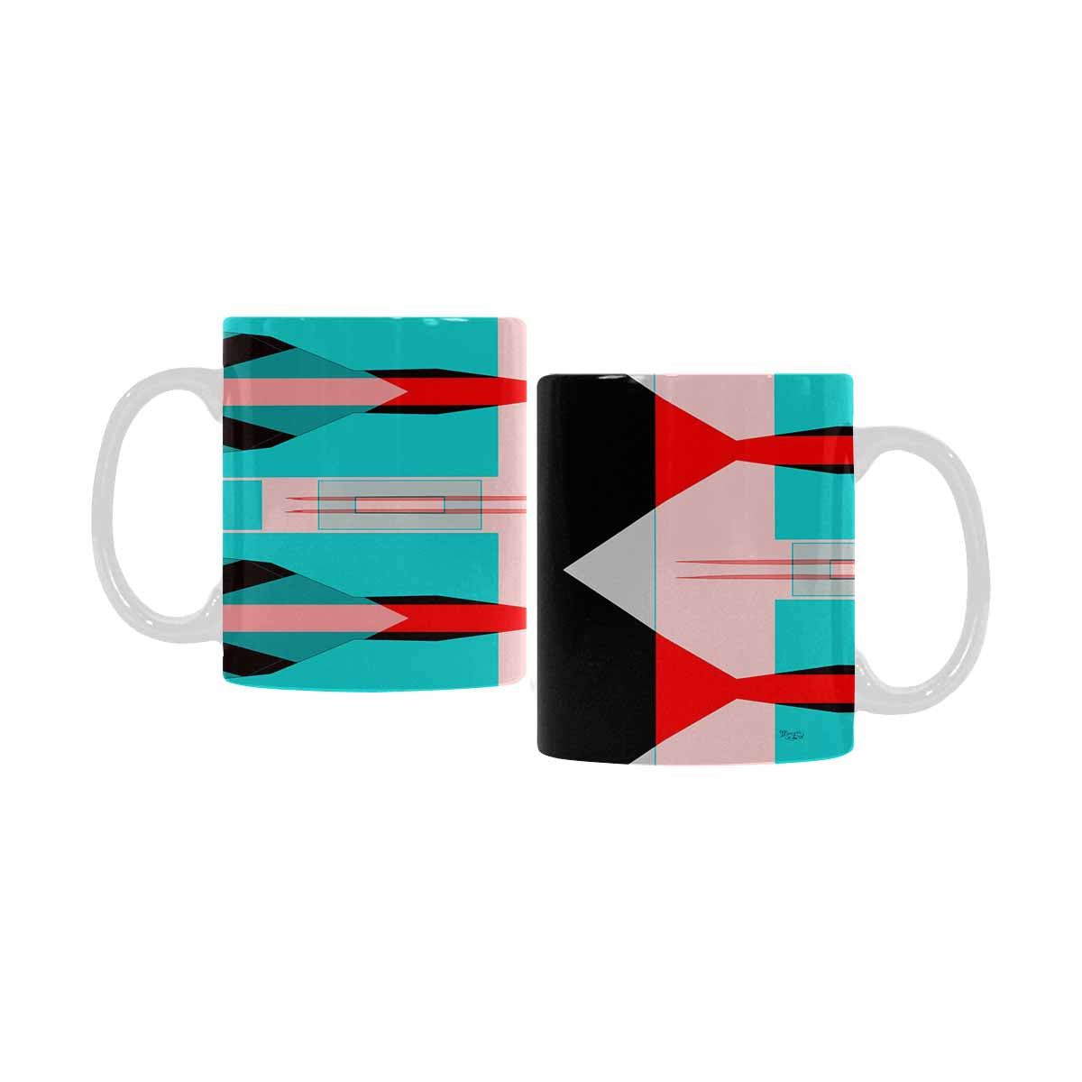 Unique Abstract design coffee mug, set 1, design 129