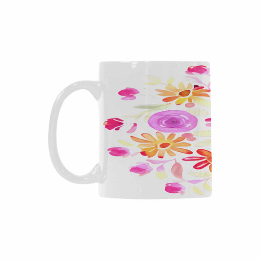 Quality Mug, coffee mug, tea cup, Bright florals, Set 2, design 37