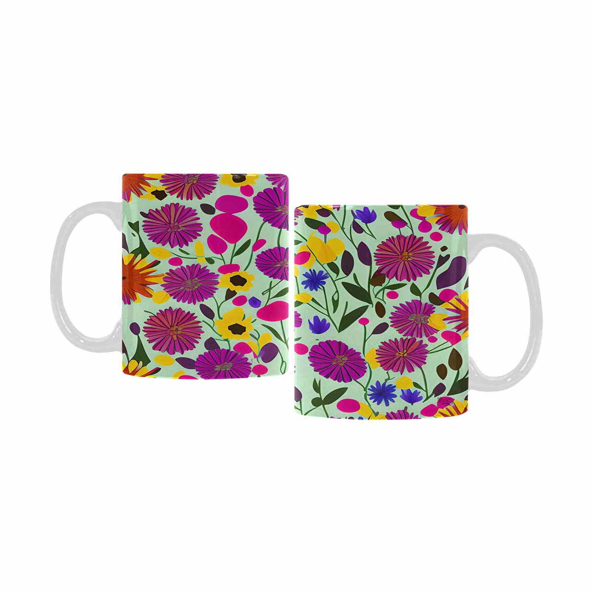 Quality Mug, coffee mug, tea cup, Set 1, Mixed Floral design 33