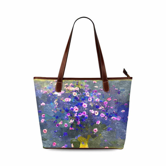 Classic Fabric handbag, watercolor floral, design 119