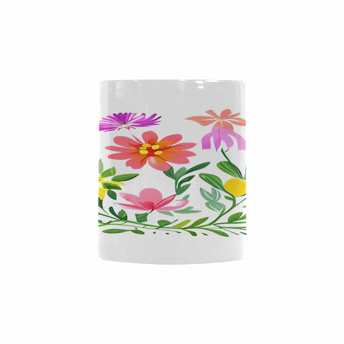 Quality Mug, coffee mug, tea cup, Bright florals, Set 2, design 91