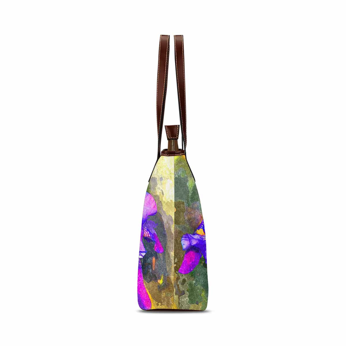 Classic Fabric handbag, watercolor floral, design 71