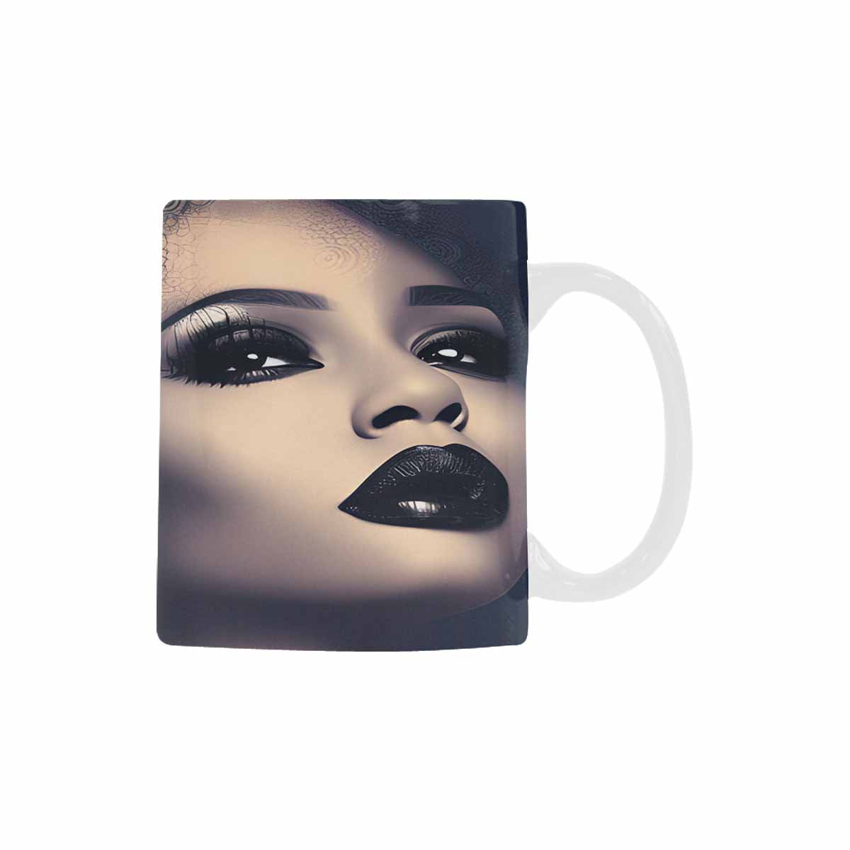 Quality Mug, coffee mug, tea cup, Black Faces, Set 1, design 62