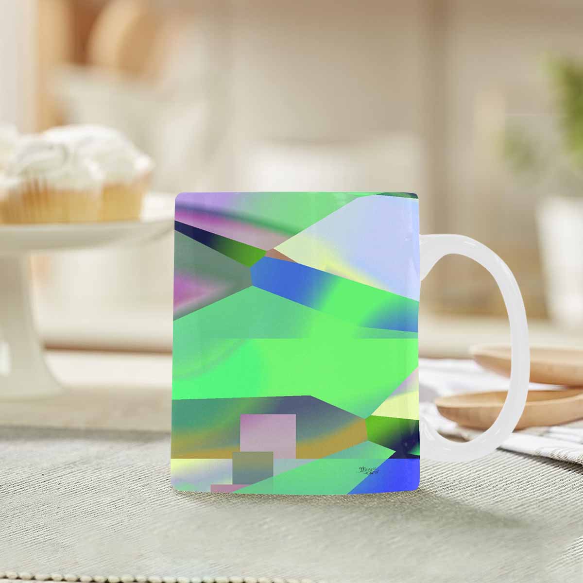 Unique Abstract design coffee mug, set 1, design 127