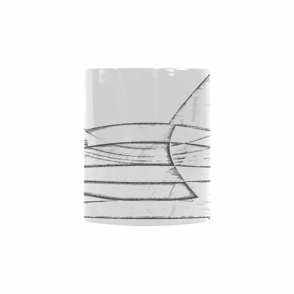 Quality Mug, coffee mug, tea cup, B & W Abstract, Set 1, design 146