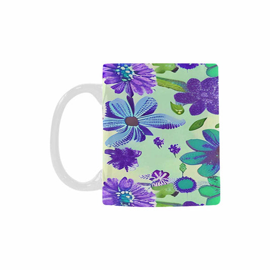 Quality Mug, coffee mug, tea cup, Bright florals, Set 1, Design 140