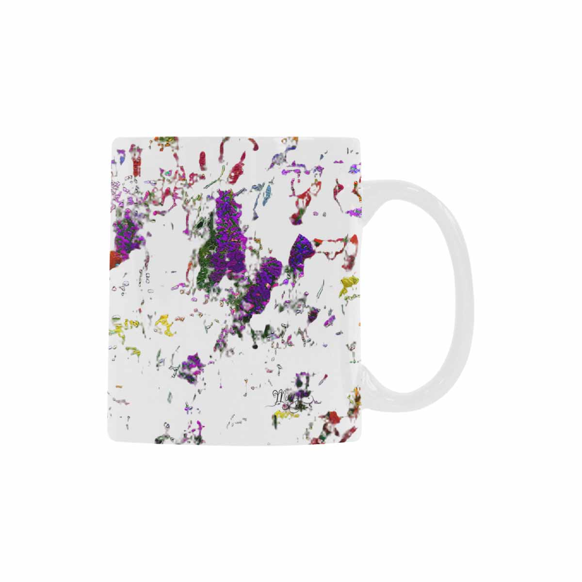 Quality Mug, coffee mug, tea cup, Bright florals, Set 1A, Design 3