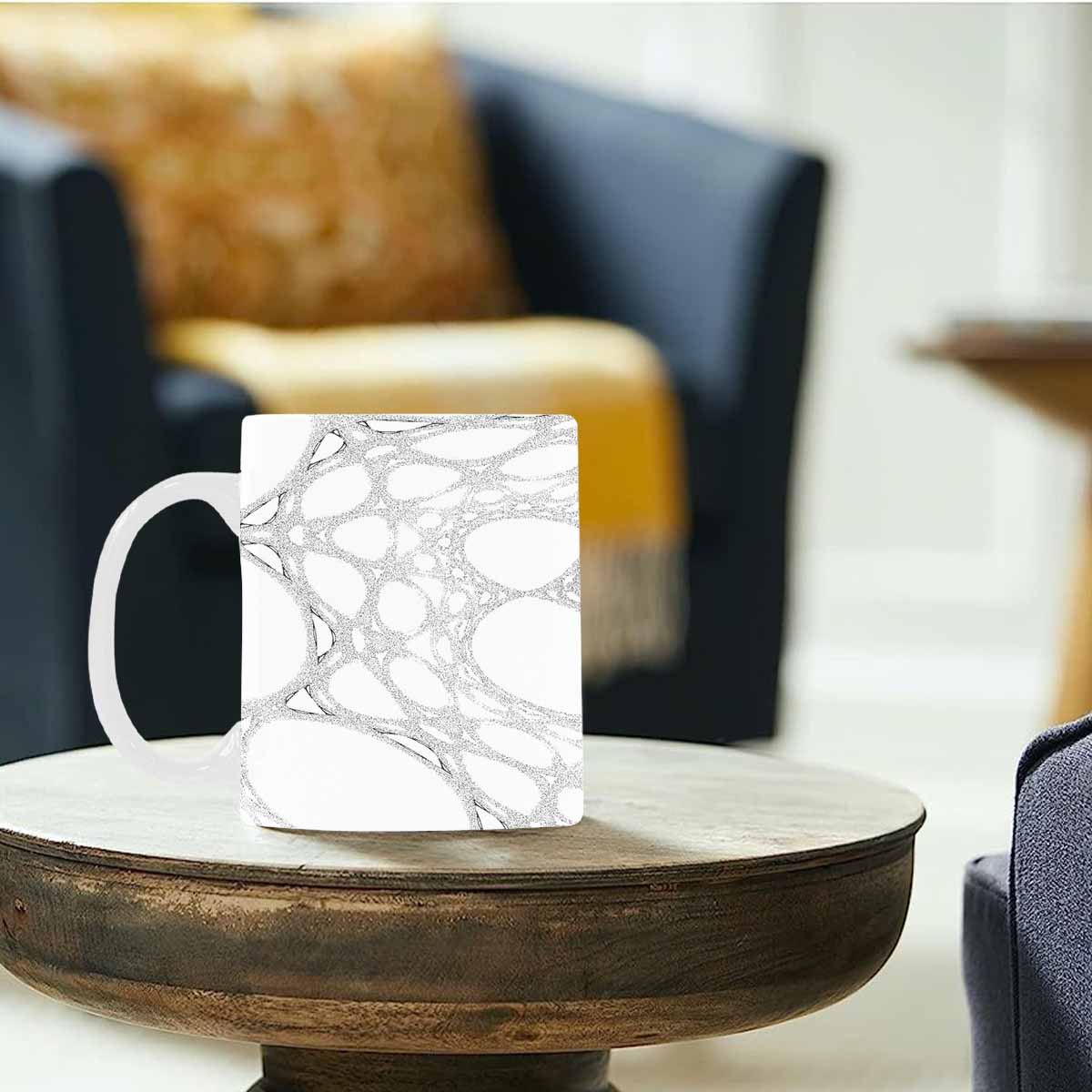 Quality Mug, coffee mug, tea cup, B & W Abstract, Set 1, design 132