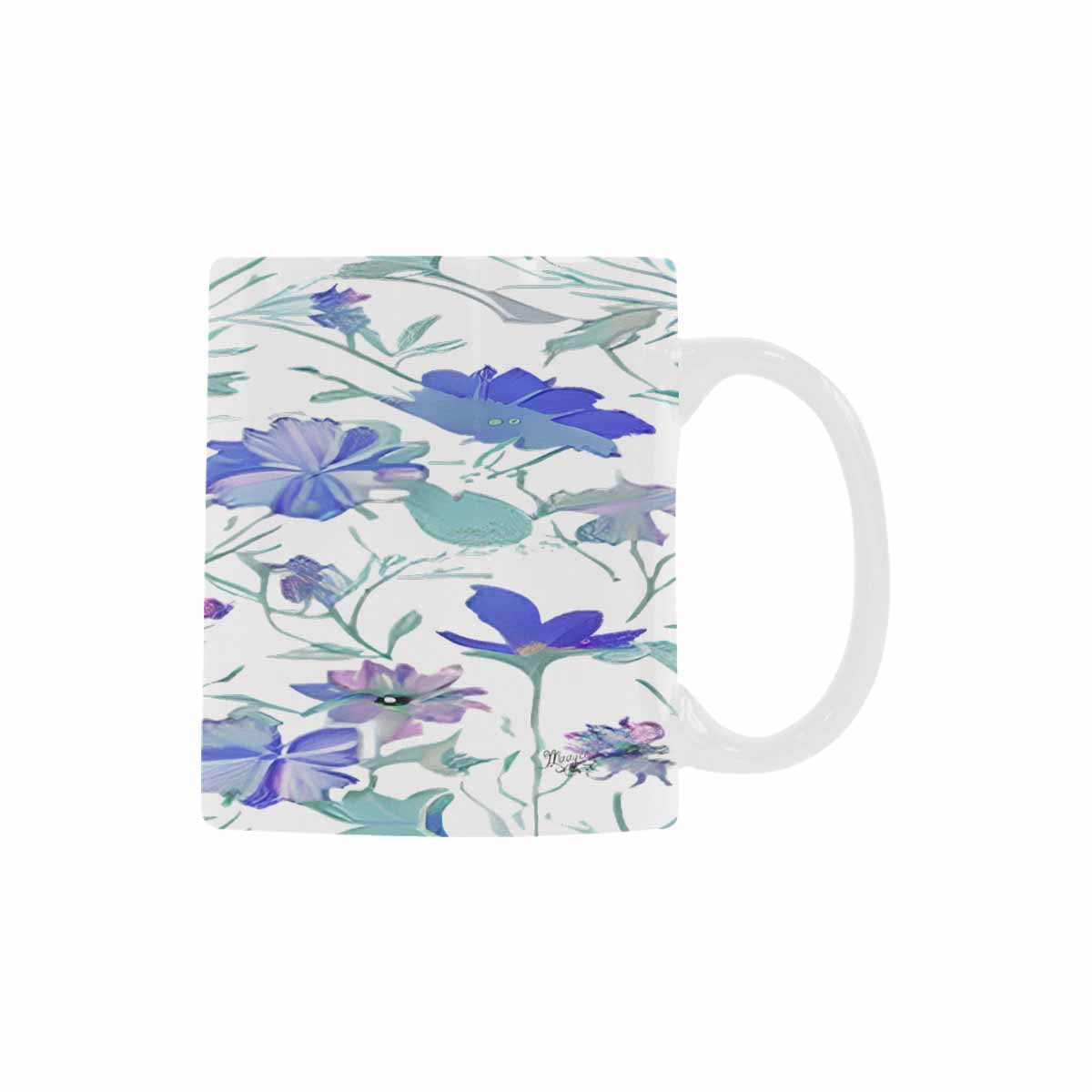 Quality Mug, coffee mug, tea cup, Bright florals, Set 2, design 35