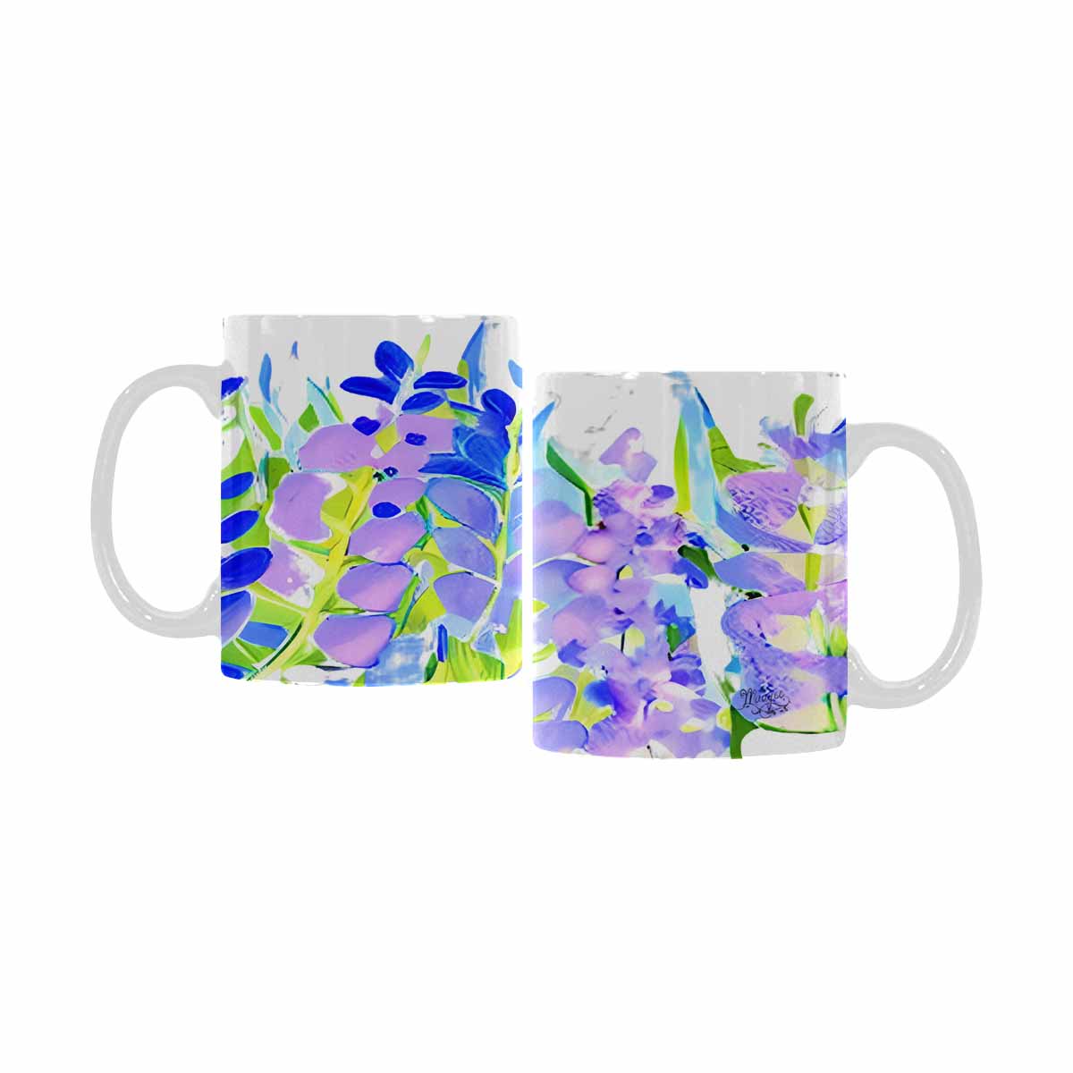 Quality Mug, coffee mug, tea cup, Bright florals, Set 1A, Design 16