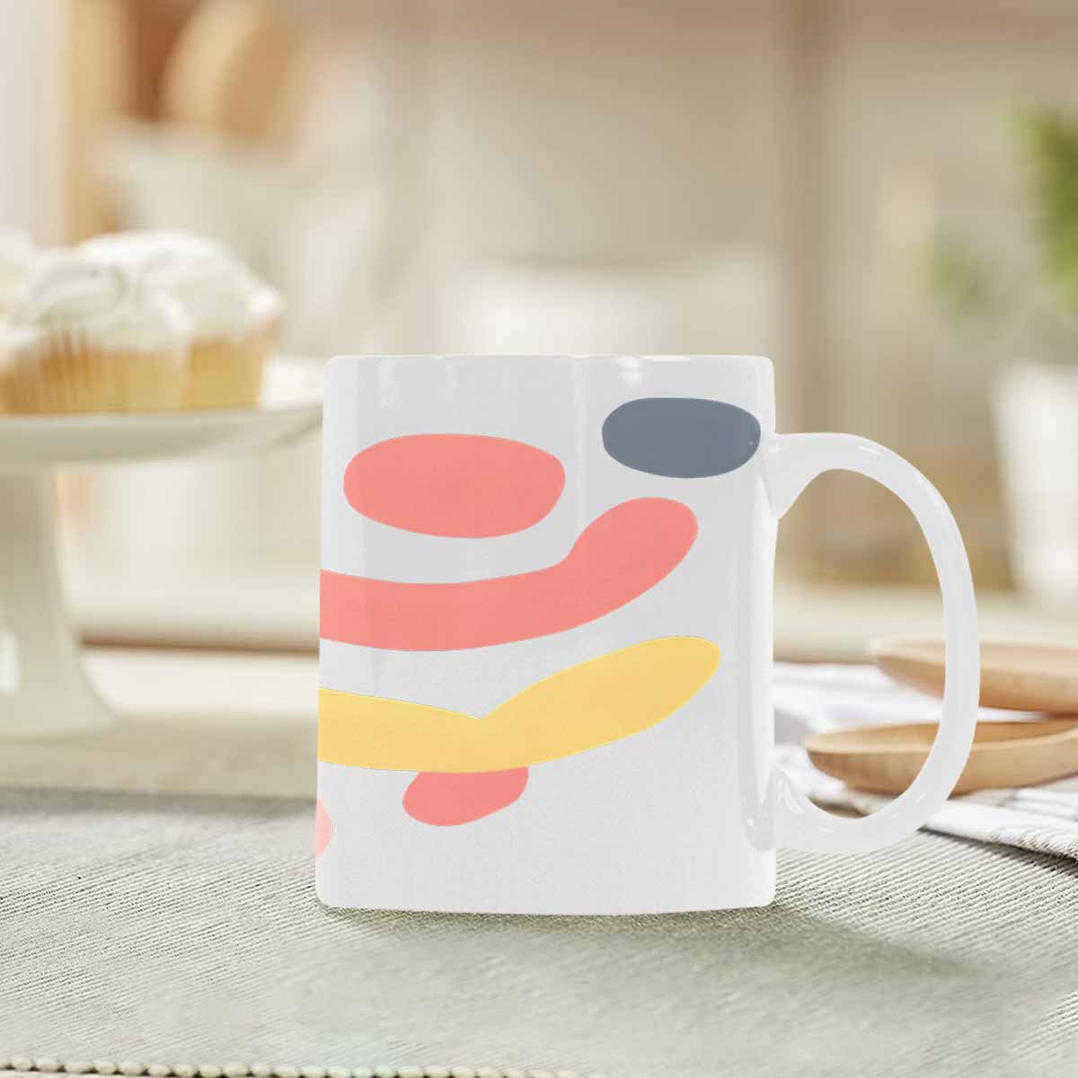 Quality Mug, coffee mug, tea cup, Bold Abstract, Set 1, design 111