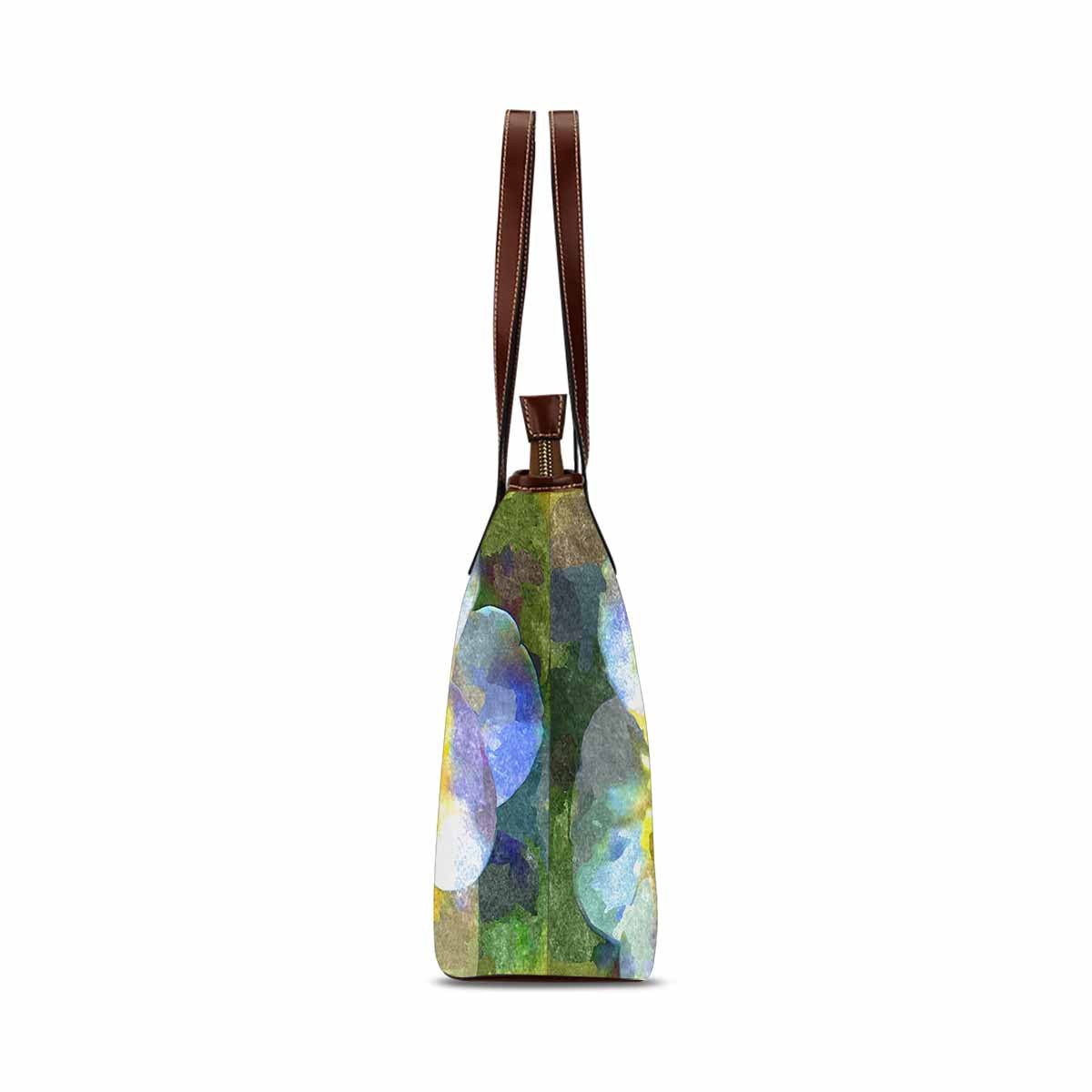 Classic Fabric handbag, watercolor floral, design 23