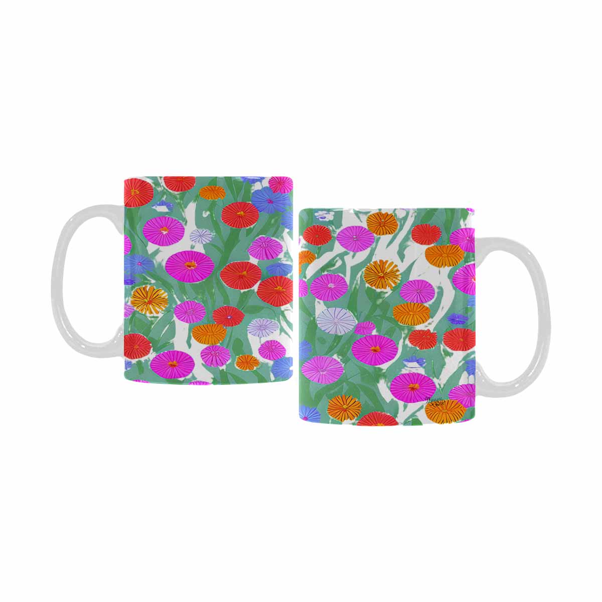 Quality Mug, coffee mug, tea cup, Set 1A, Mixed Floral design 8