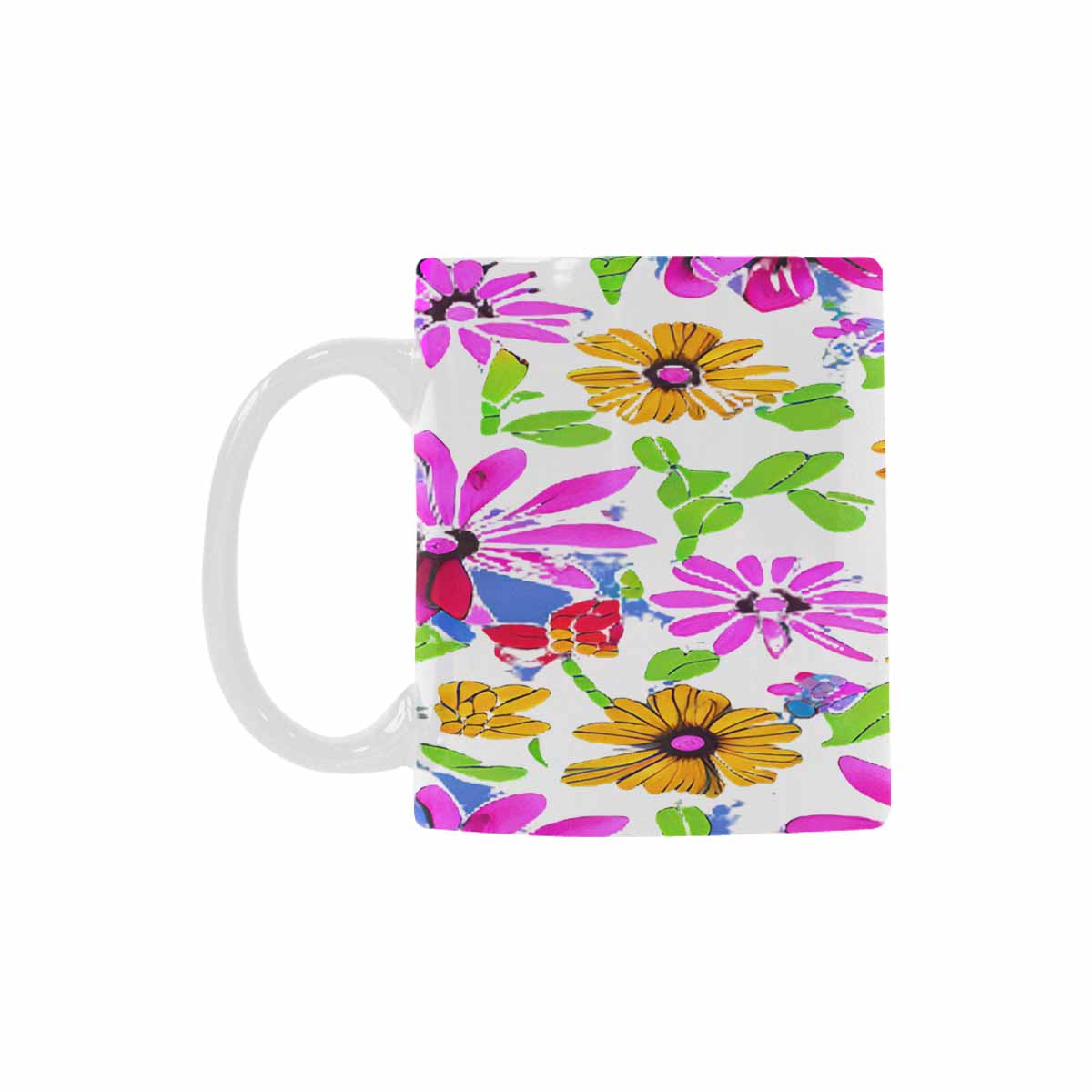 Quality Mug, coffee mug, tea cup, Set 1A, Mixed Floral design 7