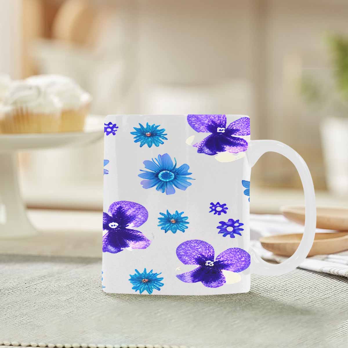 Quality Mug, coffee mug, tea cup, Bright florals, Set 1A, Design 139