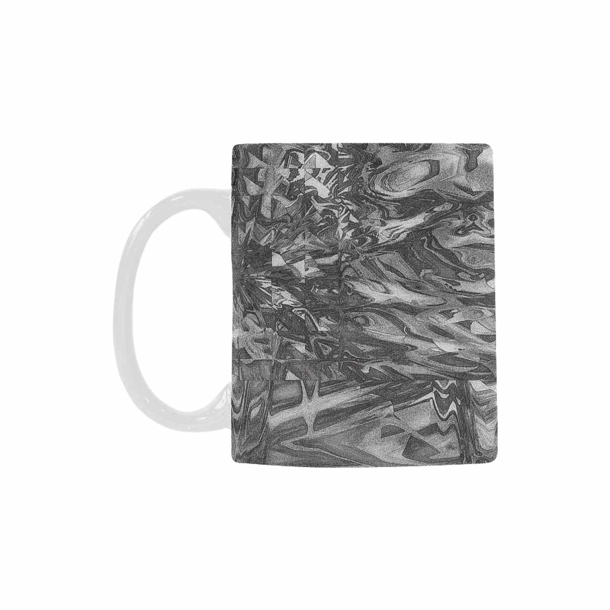 Quality Mug, coffee mug, tea cup, B & W Abstract, Set 1, design 154