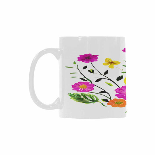 Quality Mug, coffee mug, tea cup, Bright florals, Set 2, design 88