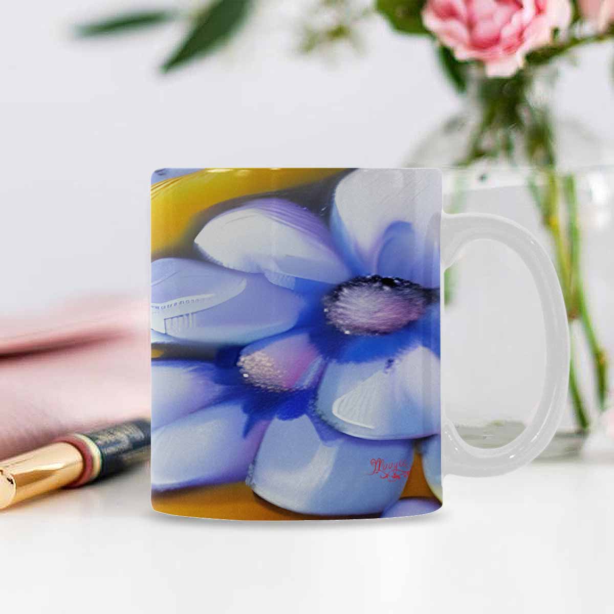 Quality Mug, coffee mug, tea cup, Bright florals, Set 1, Design 169